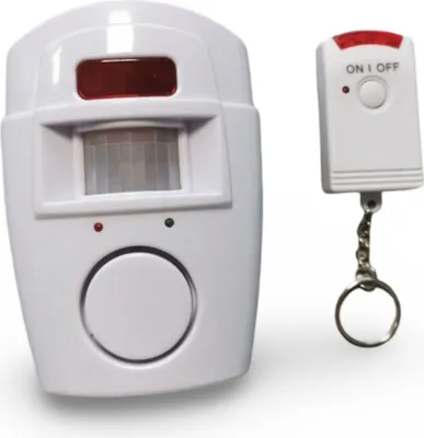 Image de Alarme Détecteur de mouvement avec 2x télécommande Système d'alarme pour l'intérieur