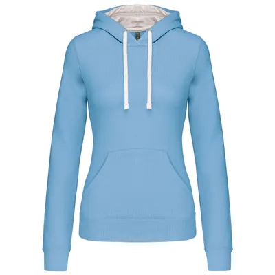 Produktbild von Kariban Damen-kapuzensweatshirt bicolor