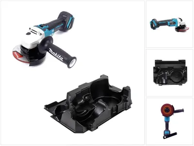 Image de Makita DGA 504 ZE 18 V Meuleuse sans fil Ø 125 mm avec Insert - sans Boîtier, ni Batterie, ni Chargeur