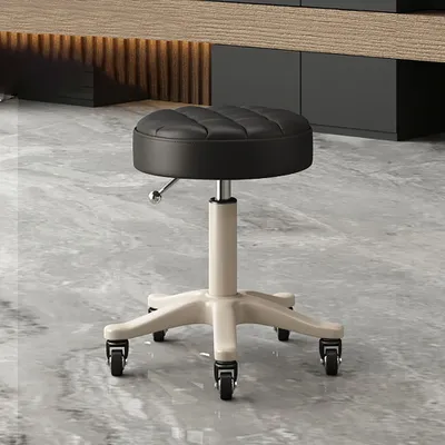Produktbild von 360Home Drehhocker Arbeitshocker Friseurhocker höhenverstellbar drehbar /Mfjd-Schwarz/