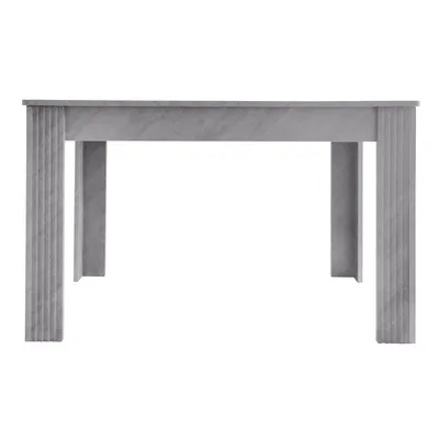 Produktbild von Flieks Esszimmertisch Rechteckig, Esstisch Küchentisch mit Holzbeinen, Tisch für Esszimmer Wohnzimmer, 116x65x75cm, Grau