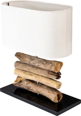Produktbild von Tischlampe aus Treibholz H42cm Leuchte Lampe Nachtlicht Holzlampe Tischdeko