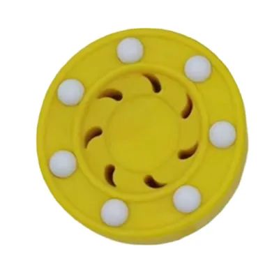 Produktbild von Roller Hockey Gute Belastbarkeit Professionelle Unterhaltung Gerade Reihe Roller Hockey Training Puck Erwachsene Fitness Zubehör