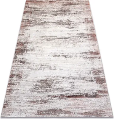 Produktbild von Teppich CORE W9775 Rahmen, schattiert - Struktur zwei Vliesebenen,  beige / rosa Rosa 80x150 cm