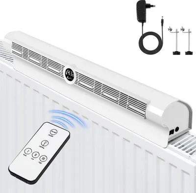 Obrázek produktu pro Bettizia 1x topení booster radiátor Radiátor booster LED displej s kabelem S dálkovým ovládáním Energeticky úsporné topení