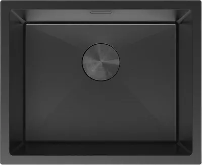 Produktbild von Mexen Trixo Edelstahlspüle 1-becken 540 x 440 mm, schwarz - 6414541000-70