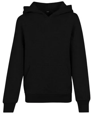 Immagine prodotto di Build Your Brand - Felpa con cappuccio "Basic" per bambini LT2637 (146-152) (Nero)