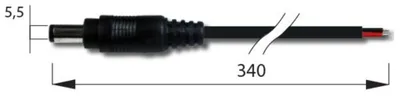 Produktbild von Schmachtl McLED-Stromanschluss - Stecker, freies Ende 112.004.90.0