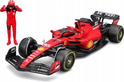 Image de Bburago F1 Scunderia Ferrari SF23 Charles Leclerc 16 1/24 Voiture miniature