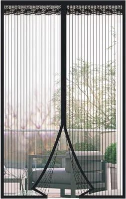 Productafbeelding van Magnetisch Vliegengaas voor Deuren - Insectenbescherming Zonder Spleet, Eenvoudig te Installeren, 100 x 240 cm