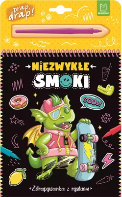 Image de Niezwykłe smoki Zdrapywanka z rysikiem 36098