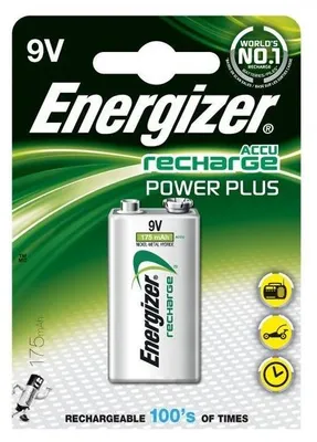 Produktbild von Akku NiMH, E-Block, HR22, 9V/175mAh Power Plus, Pre-charged, Retail Blister (1-Pack)