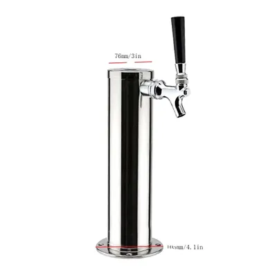 Obrázek produktu pro Výčepní zařízení z nerezové oceli, jeden kohoutek, elegantní design, jedna hlava