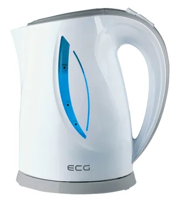 Zdjęcie produktu dla ECG RK 1758, 1,7 l, 2000 W, Szary, Biały, Plastik, Wskaźnik poziomu wody, Zabezpieczenie przed przegrzaniem