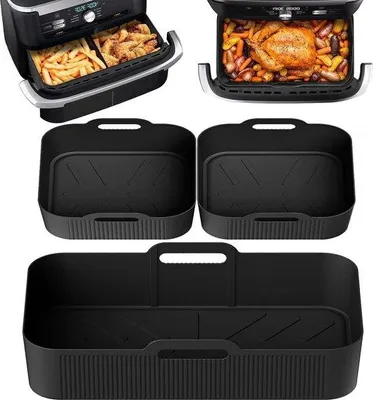 Immagine prodotto di Inserti in silicone per friggitrice ad aria, riutilizzabili, 10 cm, per la cucina