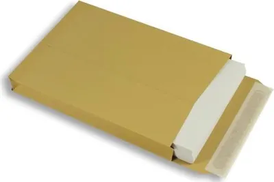 Produktbild von Faltentaschen 229x324x40mm C4 130g/qm haftklebend VE=250 St. braun