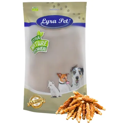 Produktbild von 1 kg Lyra Pet® Kaustangen mit Hühnerbrust