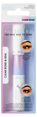 Produktbild von KISS FALSCARA Bond & Seal für Wimperncluster, Transparent, 8,7 g