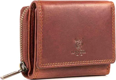Produktbild von MATADOR Leder Geldbörse Klein Damen Herren CHIQUITO RFID Braun