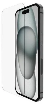 Obrázok produktu pre Belkin ScreenForce, Apple, iPhone 16, Odolné proti nárazu, Odolné proti poškriabaniu, Priehľadná, 1 kusov