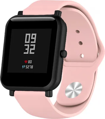Produktbild von Strap-it Xiaomi Amazfit Bip Sportarmband (Hellrosa)