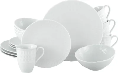 Obrázok produktu pre CreaTable, 33089, Sofia white, kombinovaná sada 16 dielov, porcelán
