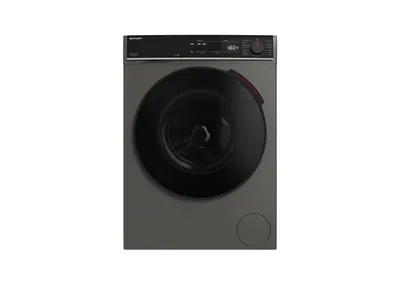 Produktbild von SHARP ES-WNFB214CAA-DE Waschmaschine (12 kg, EEK A-20%, 1400 U/min.), (WiFi, Inverter Motor, Dampf, AquaStop), Espresso Gray