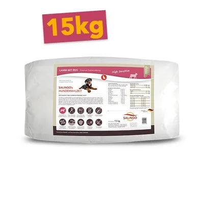 Produktbild von SALiNGO Premium Hunde Trockenfutter Lamm mit Reis | sensitive | 15 kg