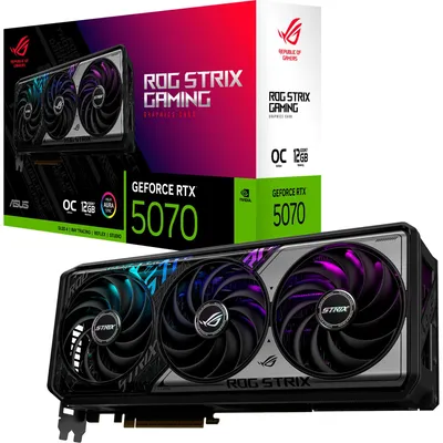 Produktbild von ASUS GeForce RTX 5070 ROG Strix GAMING OC, Grafikkarte, (DLSS 4, 3x