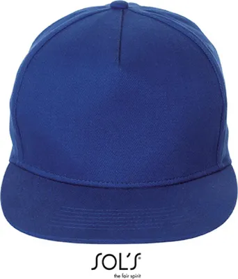 Produktbild von SOLs 01661 | Sonic Cap / Flacher Schirm - Farbe: Royal Blue - Größe: One Size