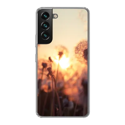 Produktbild von MuchoWow® Handyhülle Schutzhülle Hülle für Samsung Galaxy S22 Löwenzahn - Sonnenuntergang - Frühling Silikon Softcase Handy Hülle - Mobiltelefonhülle