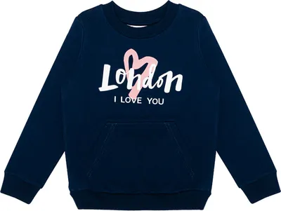 Produktbild von Mädchen-Sweatshirt London  - Navy - 110