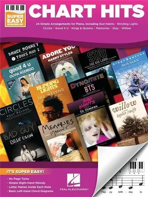 Obrázek produktu pro Chart Hits - Super Easy Piano Songbook
