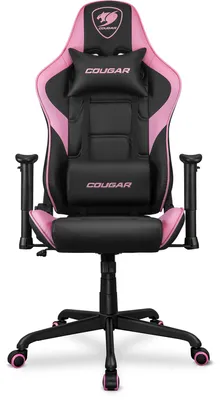 Produktbild von COUGAR Gaming-Stuhl Armor Elite EVA, Schwarz/Pink, Universal-Gamingstuhl, 120 kg, Gepolsterter Sitz, Gepolsterte Rückenlehne, Universal, Schwarz/Rosa