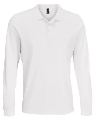 Immagine prodotto di SOLS - Polo da uomo/donna unisex a maniche lunghe LT2517 (M) (bianco)