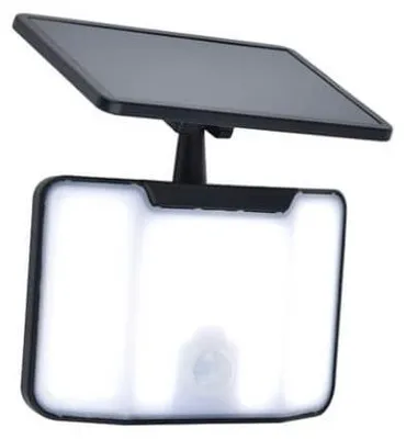 Productafbeelding van Solar wandlamp Kombo zwart enkel