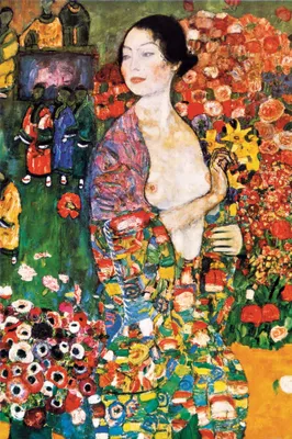 Zdjęcie produktu dla Gustav Klimt obraz drukowany - Tancerka, 1916 (120 x 80 cm)