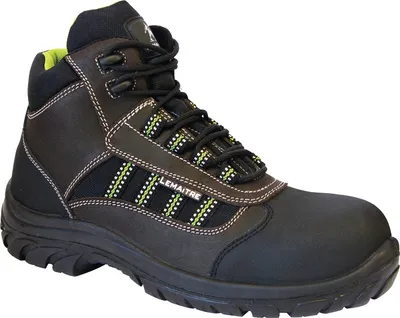 Produktbild von Sicherheitsstiefel Danube Gr.47 schwarz/braun Leder/Textileins. S3 SRC EN20345