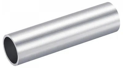 Aluminium-Rundrohr 28x24 mm, 100 mm Länge, 6063