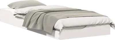 Obrázok produktu pre vidaXL Rám postele biely 90 x 220 cm z masívneho borovicového dreva