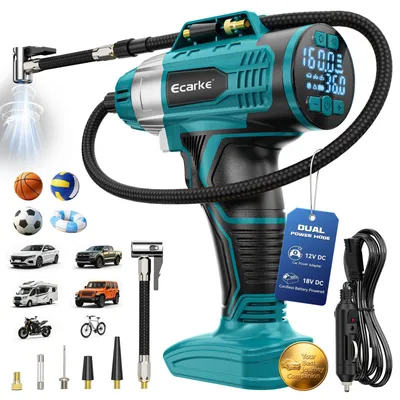 Tragbarer Luftkompressor 160 psi, 50 l/min, digital, Auto-Stopp