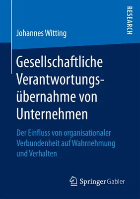 Obrázek produktu pro Gesellschaftliche Verantwortungsübernahme von Unternehmen