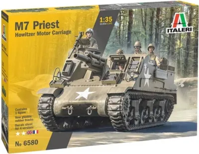 Productafbeelding van Italeri M7 Priest, tankmodel, modelbouwsset, 1:35, M7, uniseks, kunststof