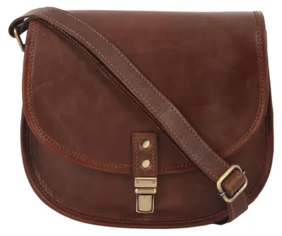 Obrázek produktu pro Omgoods - Dámská crossbody kabelka přes rameno z pravé kůže