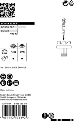 Zdjęcie produktu dla Otwornica Expert do blachy D.22mm Cut-T.5mm Power Change Plus BOSCH 2608900493
