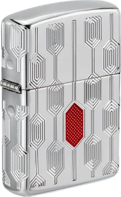 Produktbild von Zippo Benzinfeuerzeug Stylish Pattern mit Epoxy Inlay im tiefengravierten Armor Case
