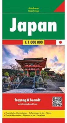 Produktbild von Japan, Autokarte 1:1.000.000