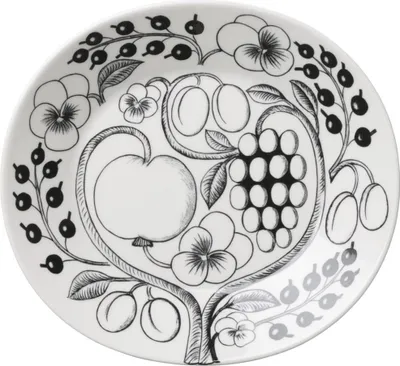 Produktbild von Arabia Paratiisi plate oval 25cm black 1005394