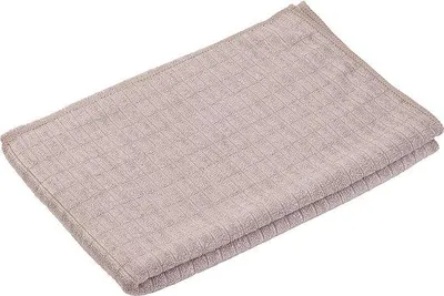 Imagen del producto de Juego de 3 paños de microfibra Unyqoos® para pulir – Paños de cocina de 50x70 cm, color taupe, pulido sin dejar marcas y secado rápido, certificado Standard 100, lavable a 95°C