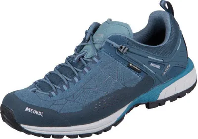 A single hiking shoe is shown against a white background.